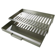 Buschbeck Feuerrost & Aschekasten für Betongrill, Stahl, ca. H9 x 30 x 46 cm