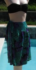 Vintage Catalina Swim Sarong Cover Up Wrap Size Medium USA Made Beach Swim