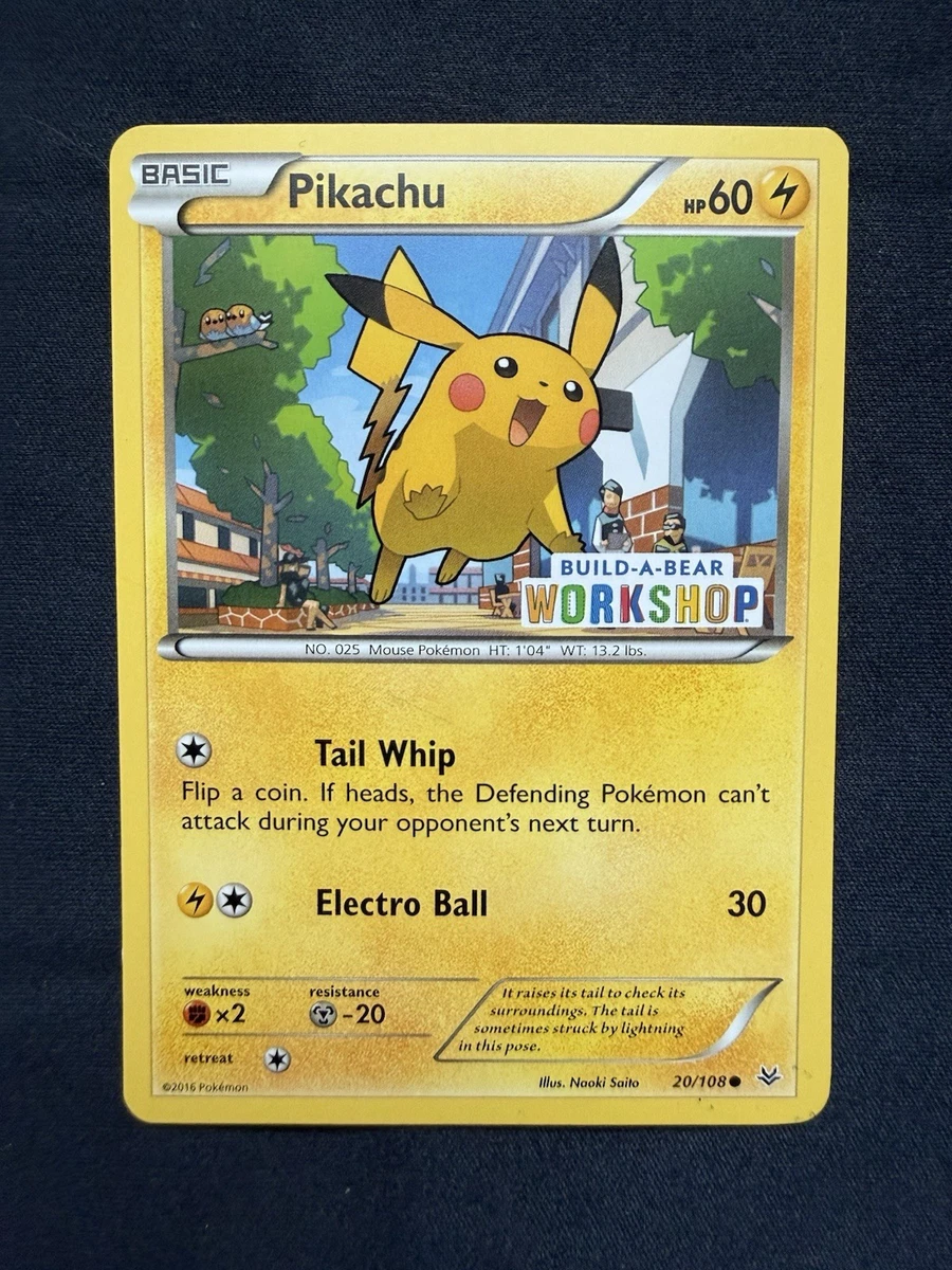 【激レア】ピカチュウ　プロモ　built a bearコラボ　英語版 Build-A-Bear Workshop Trading Card Games for sale - eBay