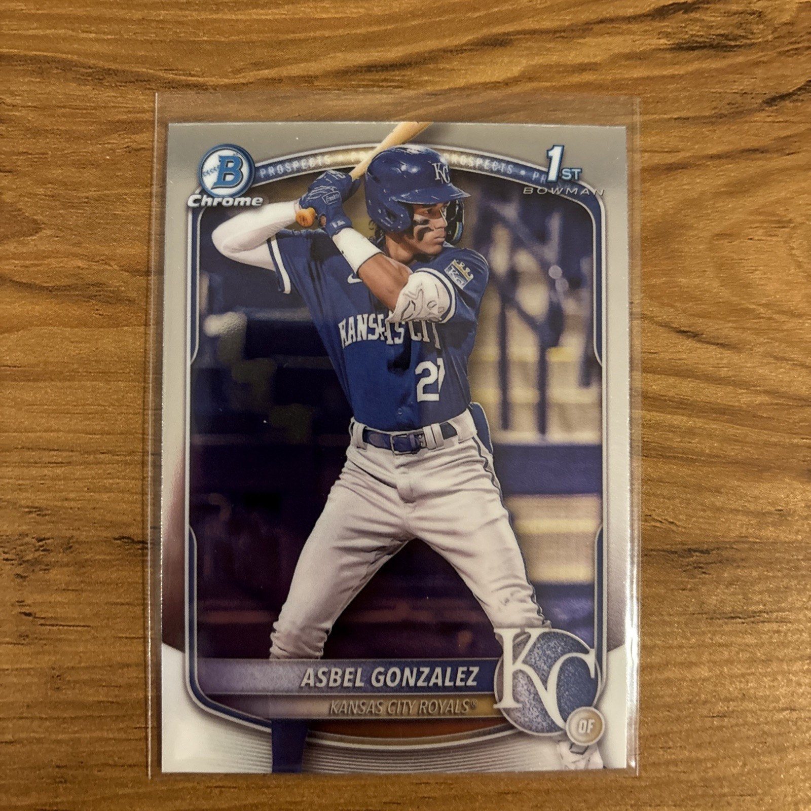2025 Bowman - Chrome Prospects Asbel Gonzalez #BCP-4 (RC)
