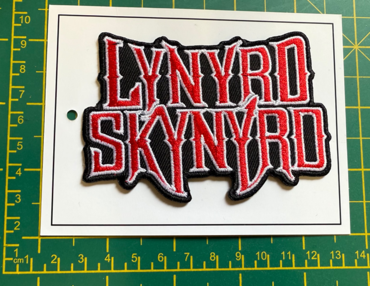 Lynyrd Skynyrd Classic Logo Woven Sew Or Iron On Shaped Patch Official