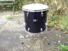 14” x 14” Premier Olympic Floor Tom Drum In Black
