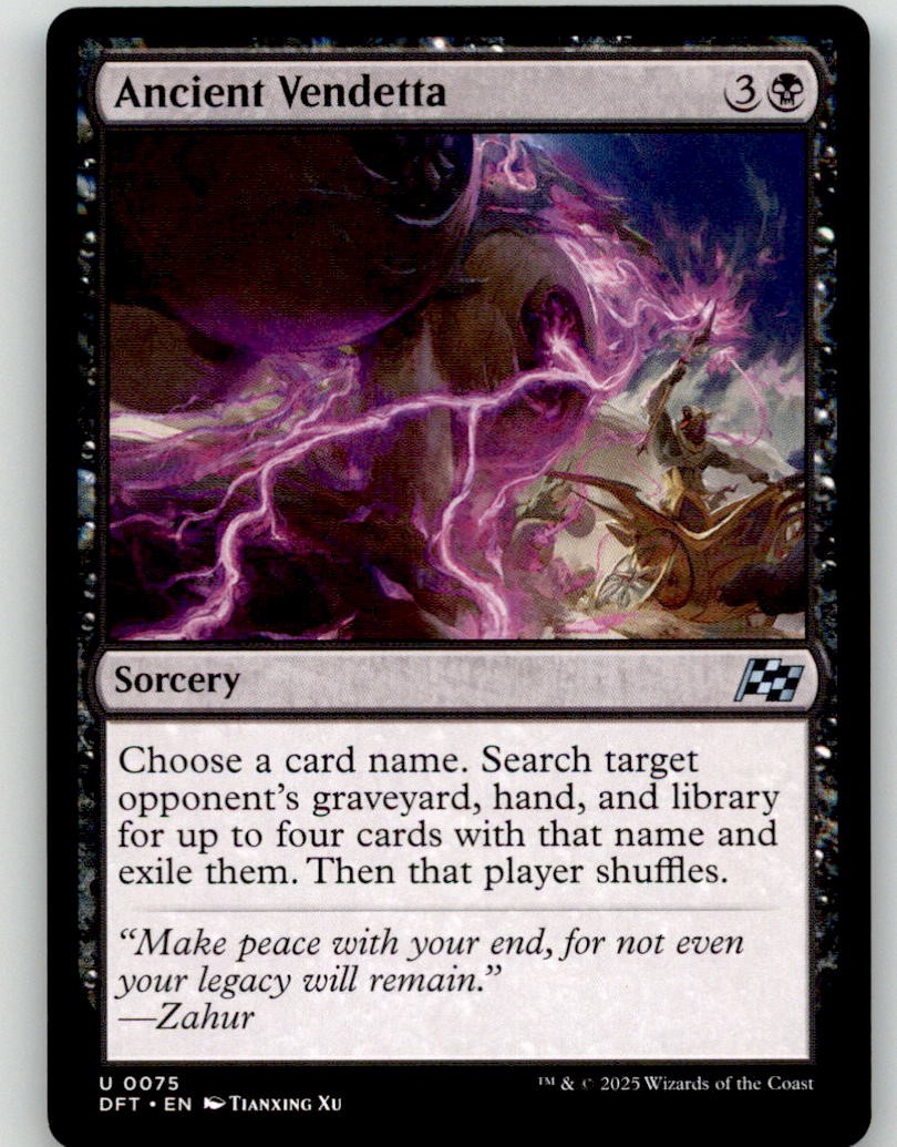 MTG Ancient Vendetta 75 Uncommon Aetherdrift Lightly Played