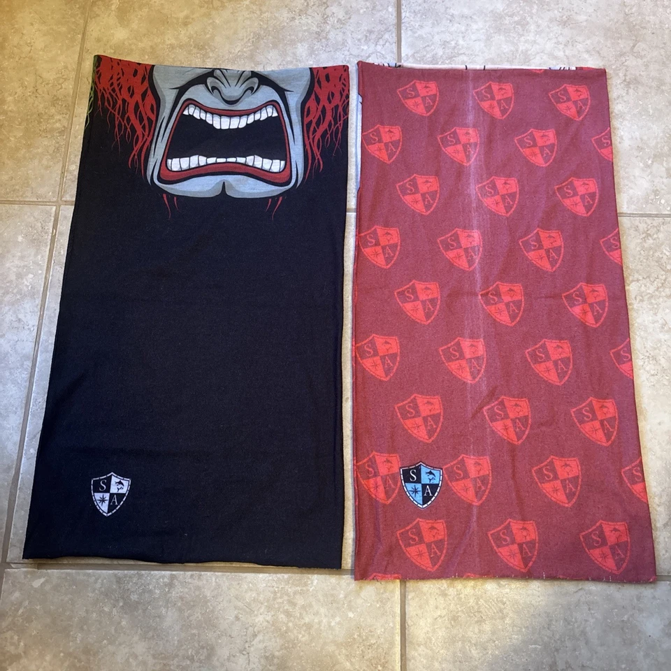 Juego de 2 diademas Sa Co protector facial cuello polaina máscara solar pasamontañas bandana Foto 2 de 2