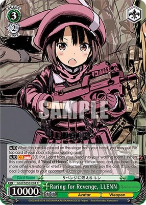 Normal - Raring for Revenge, LLENN - GGO/SE50-E04 R - SAO Alternative Gun Gal...