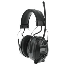 Walker's Digital AM/FM Radio Ear Muff Protection w Bluetooth, Black GWP-RDOM-BT