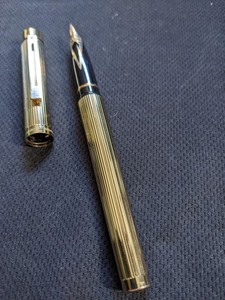 Shaeffer Targa 1005 Gold Nib 14k 585 Fountain Pen Medium Nib