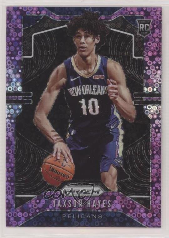 2019-20 Panini Prizm Rookie Fast Break Purple 54/75 Jaxson Hayes #254 19fe