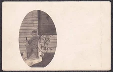 Wilmma Leonheart RPPC Photo Postcard 1913 Age 1 Year Old