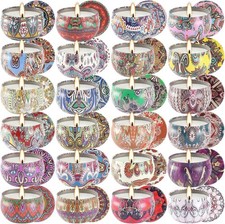 24 Pack Scented Candles Gift Set for Women, 2.5 oz Aromatherapy Candle Gift S...