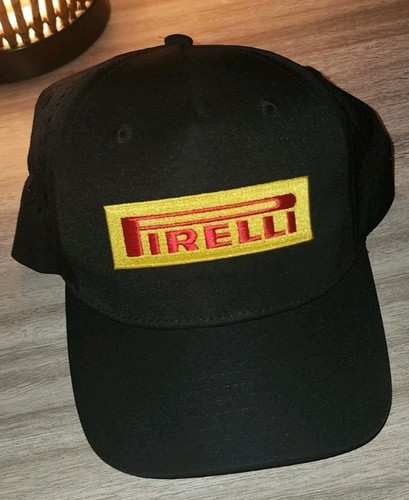 Pirelli Tire Hat Adjustable Strap /Black/Net (NWT Official Merch)