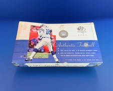 2000 Upper Deck SP Authentic Football Hobby Box Sealed * Possible Tom Brady RC
