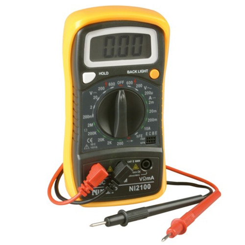 Poly Pool PP0012 Tester Digitale Professionale | Multimetro Antiurto