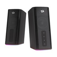 GS814 Stereo Desktop Speaker, 20W Output, 4 Real Units, BT 5.0/3.5mm AUX, Enh...