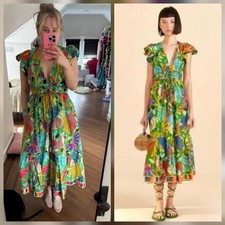 Medium Farm Rio Tropical Birds Mididress