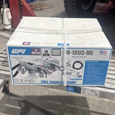 GPI - M-180 Series Fuel Transfer Pump, Manual Shut-off Unleaded Nozzle W/ Filter