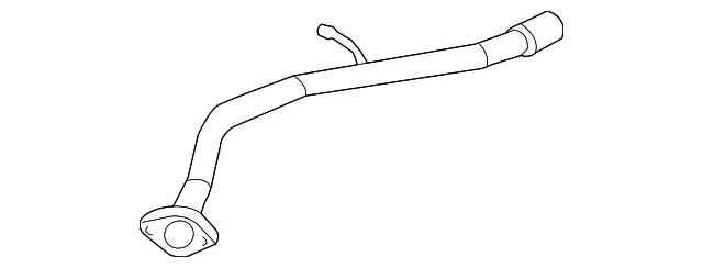 Tubo de escape genuino Honda 18330-SCV-A01 Foto 2 de 3