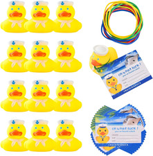 36 Pack Duck Tag Cruise Kits Rubber Ducks Tags  Bands for Parties  Decor