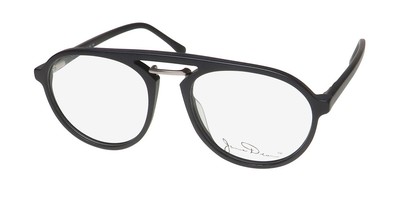 NEW JAMES DEAN JDO635 EYEGLASSES FULL-RIM MENS PLASTIC 002 53-18-145 PILOT BLACK