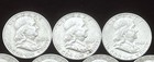 BEN FRANKLIN HALF DOLLARS~90% SILVER~1961-62-63-D~LOT of 15~ABOUT-CIRCULATED! 👀 — photo 2