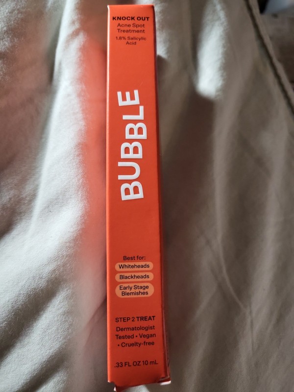 Bubble Skincare Knock Out Spot Treatment, All Skin Types, .33 Ozs NEW