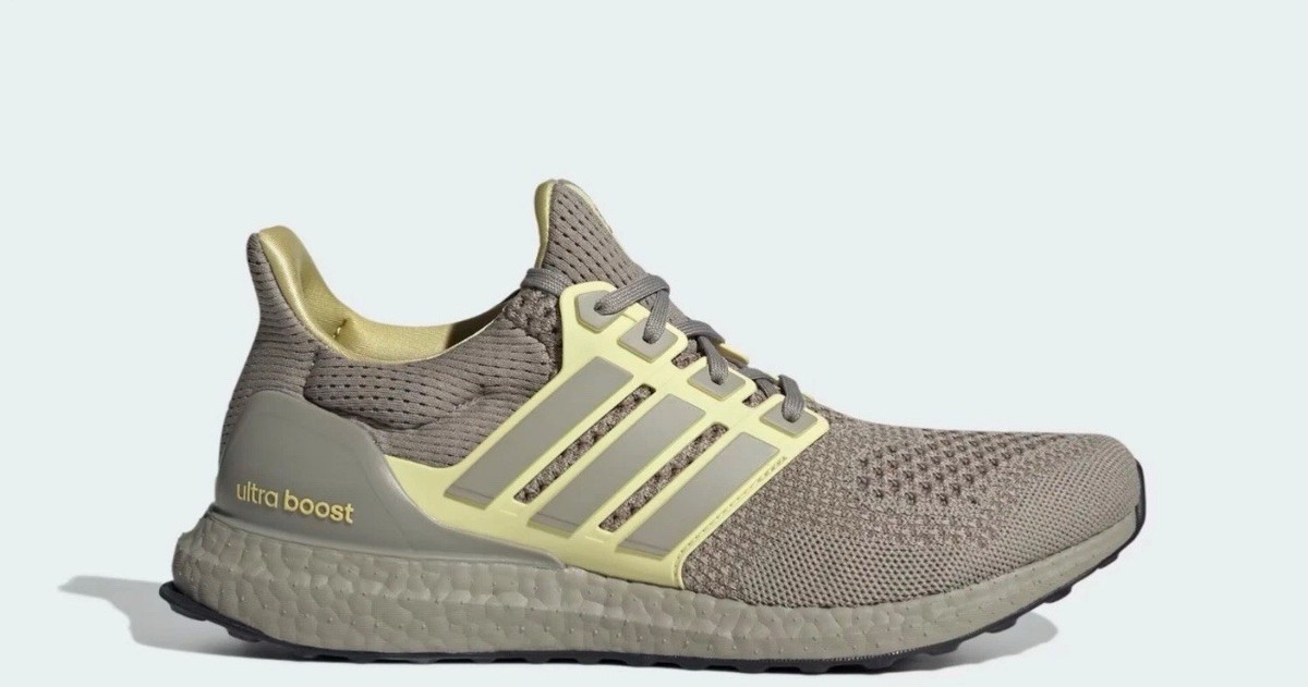 Men's Adidas UltraBoost 1.0 Putty Beige Powder Yellow JR3370 Size