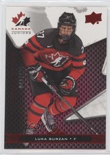 2018 Upper Deck Team Canada Juniors Exclusives 44/225 Luka Burzan #49 0c4