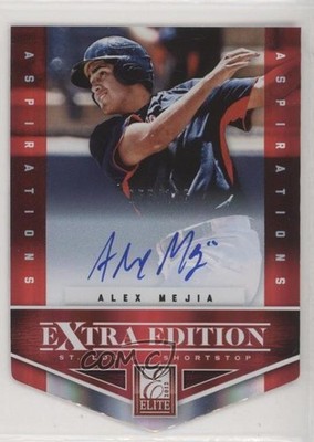 2012 Elite Extra Edition Aspirations Die-Cut Signatures /100 Alex Mejia Auto 0r4