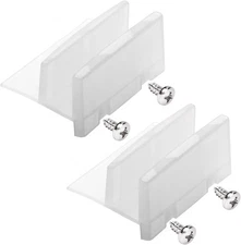 M6192 Sliding Shower Door Bottom Guide, 1/2 in. Channel, for use with up to 7/16