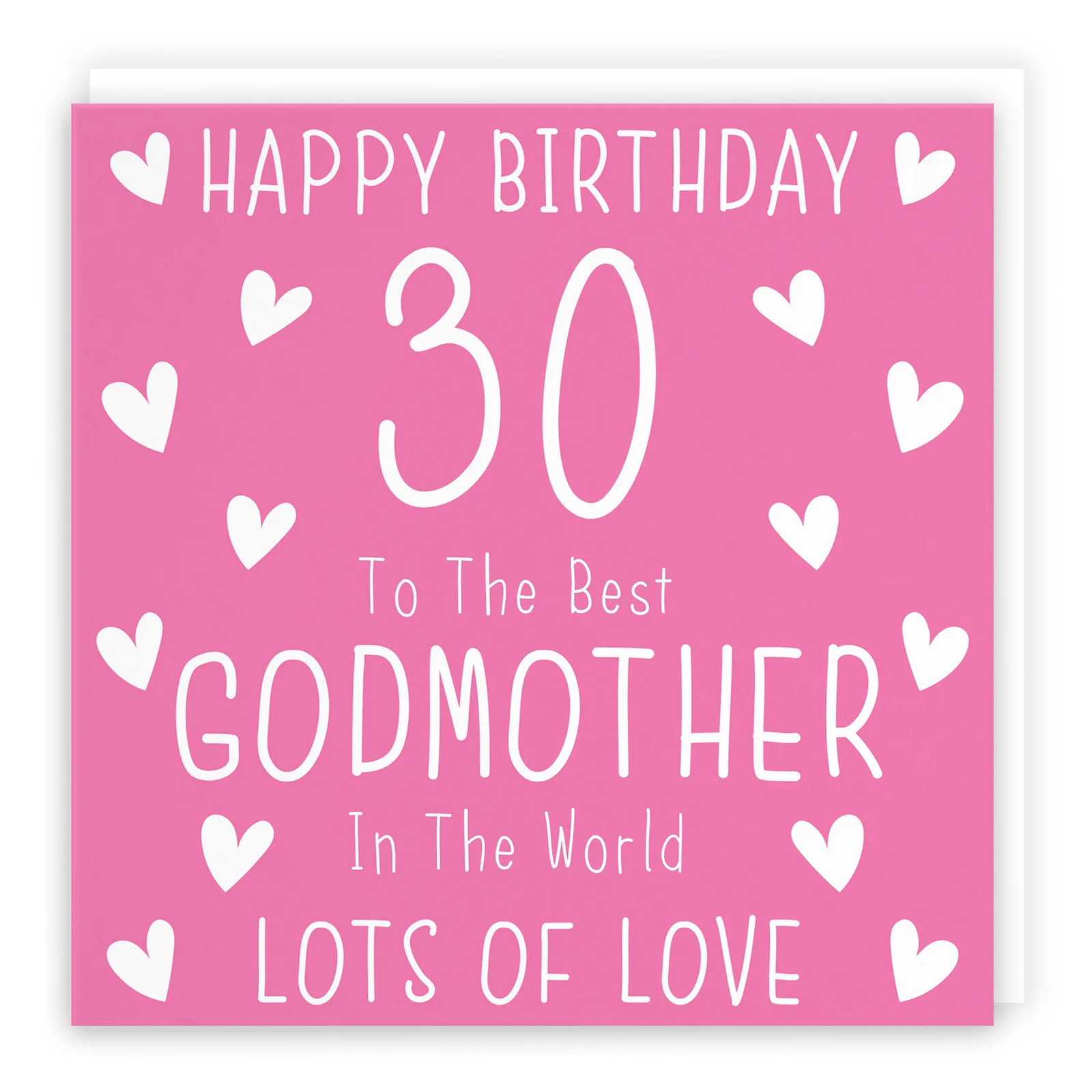 30th Godmother Birthday Card Iconic