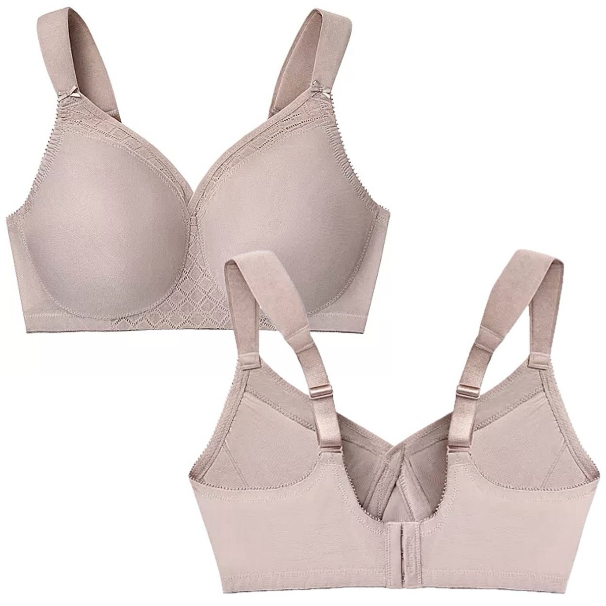 Glamorise 38G Tan Minimizer Seamless T-Shirt Bra! NEW! | eBay