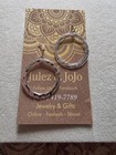 Silver Tone Hammered circle Hook Earrings NIP 1" — photo 1