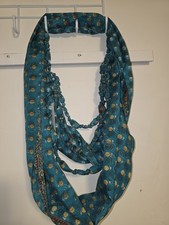 Eternal Scarf Blue,  Village Artisan, Handmad...