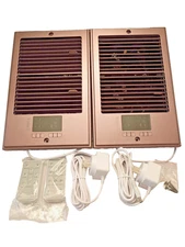 2 x Register Booster Vent Fan 6"x10" 10-Speed Quiet with Negative lon & Remote