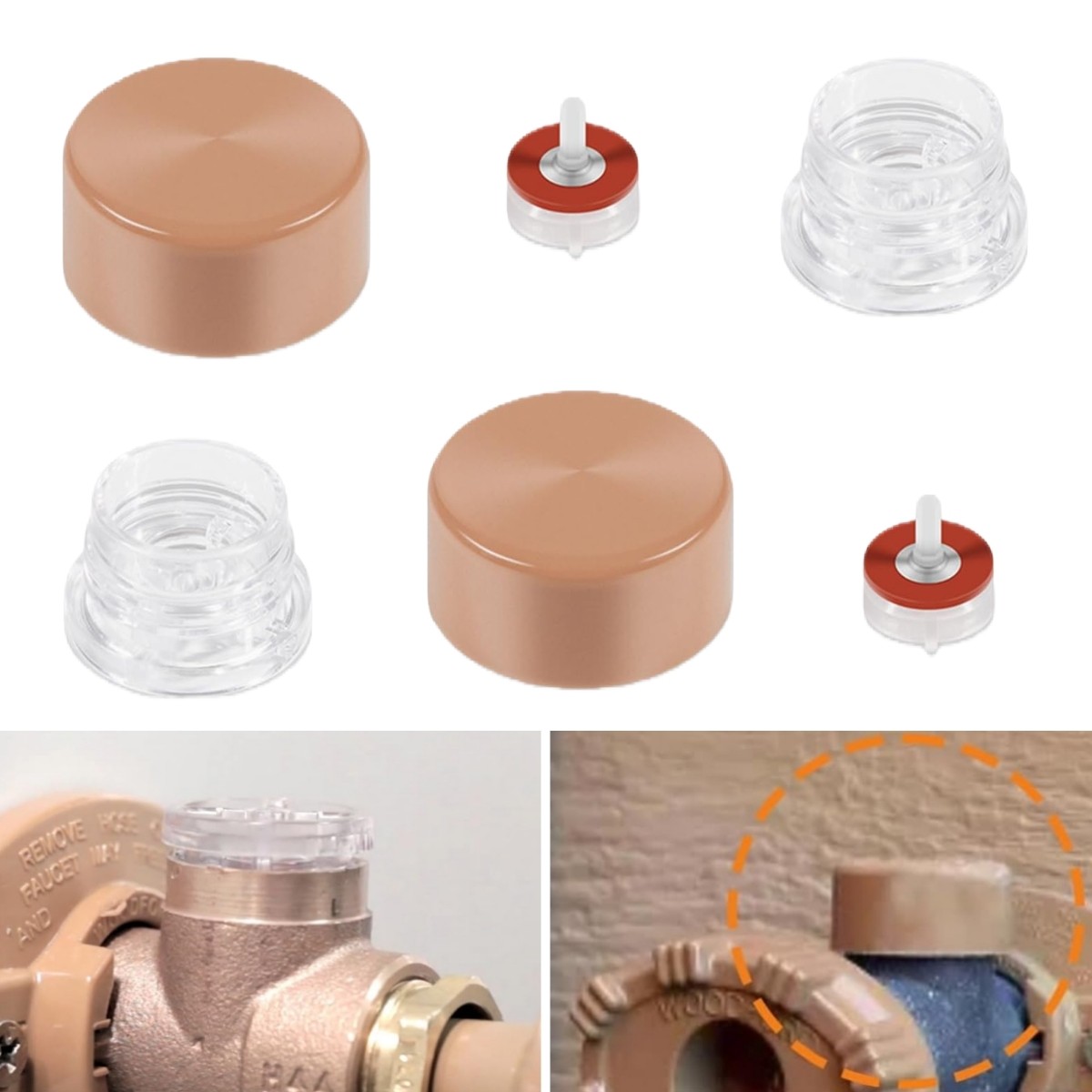 RK-19VB Vacuum Breaker Float Kit Anti-Siphon for Woodford Model 19 Wall Faucet