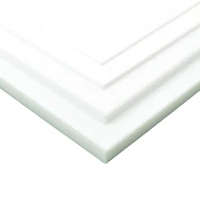 BuyPlastic White (Natural) Teflon PTFE Virgin Plastic Sheet  1/8" x 6" x 6"
