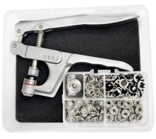 Pearl Snaps with Fastener Pliers Press Tool Kit 40 Set Snap Fasteners Kit Sna...
