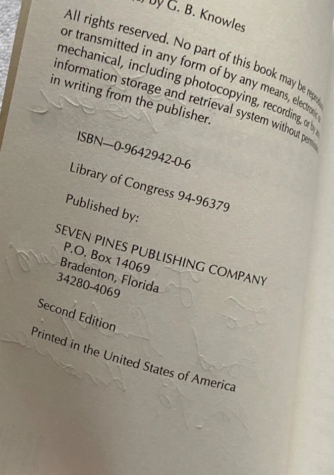 CAPTAIN SCOTT MOORE'S SNOOK FISHING SECRETS  G.B. Knowles SIGNED BY BOTH! RARE! — 第 4/4 张图片