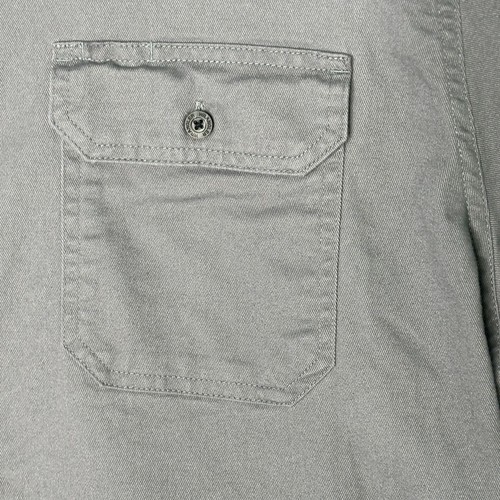 Wrangler Long Sleeve Button Down Shirt Men’s 2XL Gray Pockets Classic CLEAN! - Picture 6 of 12