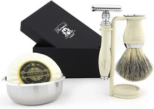 Badger Shaving Brush Shaving Soap Shaving Bowl Shaving Stand - Mens Shaving Kit