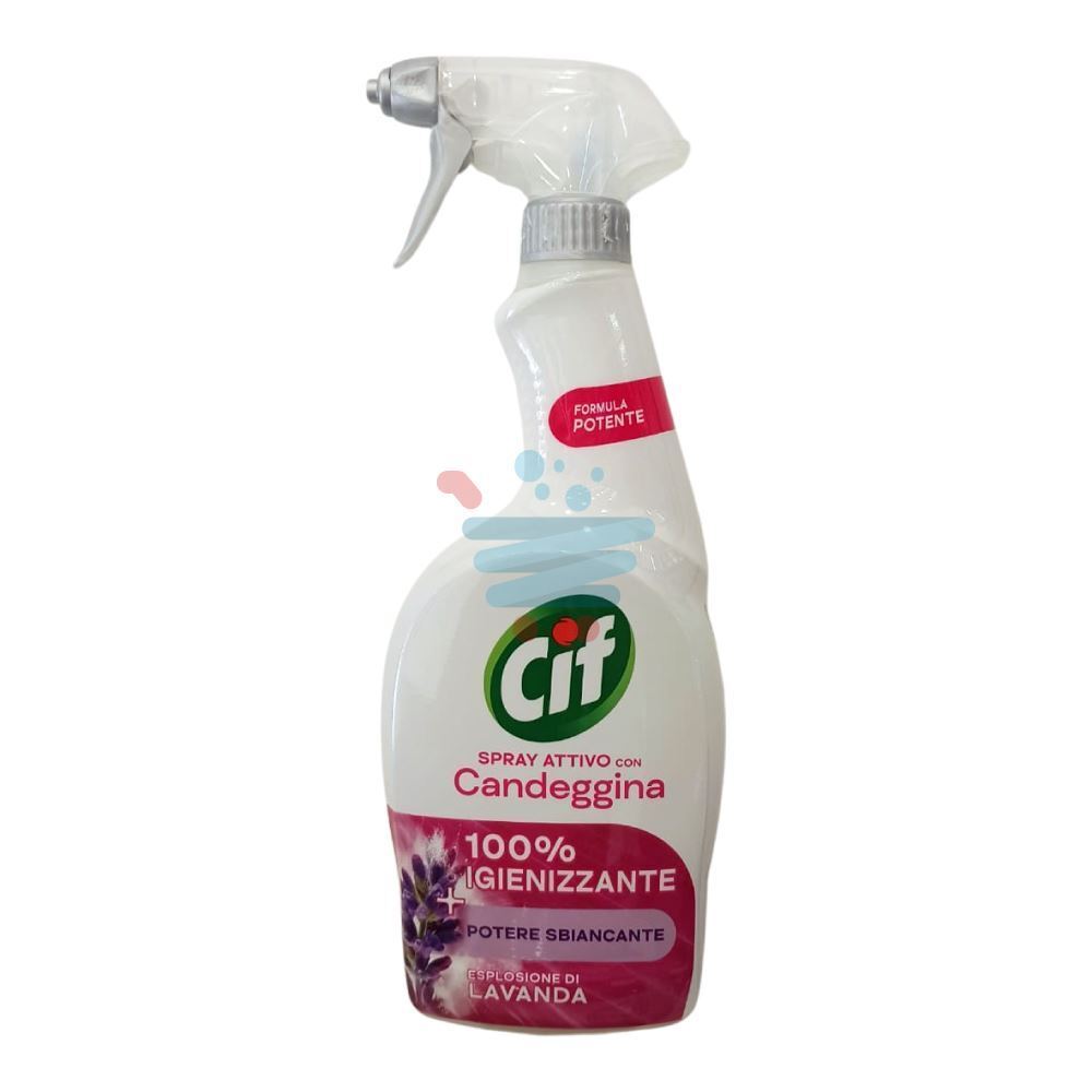 3 PEZZI CIF SPRAY ATTIVO CON CANDEGGINA LAVANDA da  650ML