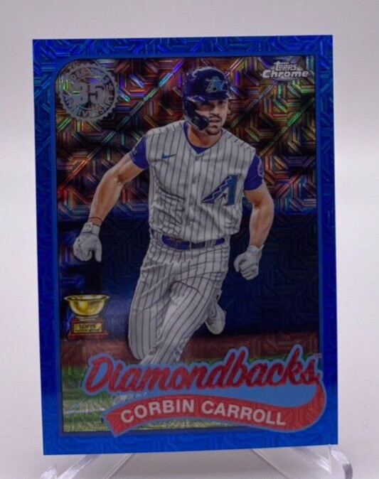 2024 TOPPS SERIES 1 CORBIN CARROLL 137/150 BLUE MOJO REFRACTOR SILVER PACK