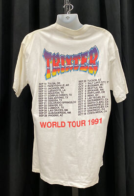 Trixter 1991 World Tour XL Tee Shirt Signed See Photos Vintage