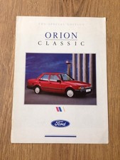 1989 Ford Orion Classic The Special Edition