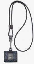 NWT Michael Kors Hudson Logo Lanyard Case for Apple AirPods Case ADMRL/PLBLUE