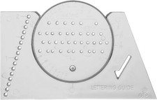 Pacific Arc Ames Lettering Guide for Writing, Architecture, and Drawing