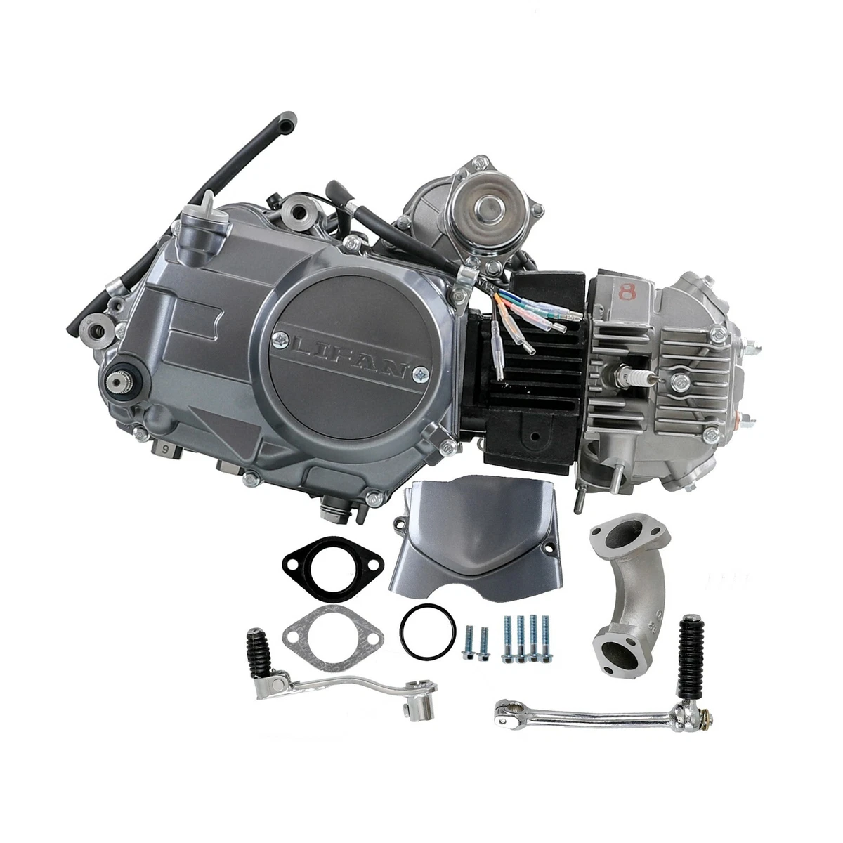 Lifan 125cc Semi Auto Engine Motor 4 Speed Dirt Bike ATV CT110