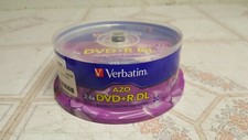 Verbatim 2.4X DVD R DL Double Layer Recordable 8.5 Gb 20 Pack Sealed Brand New