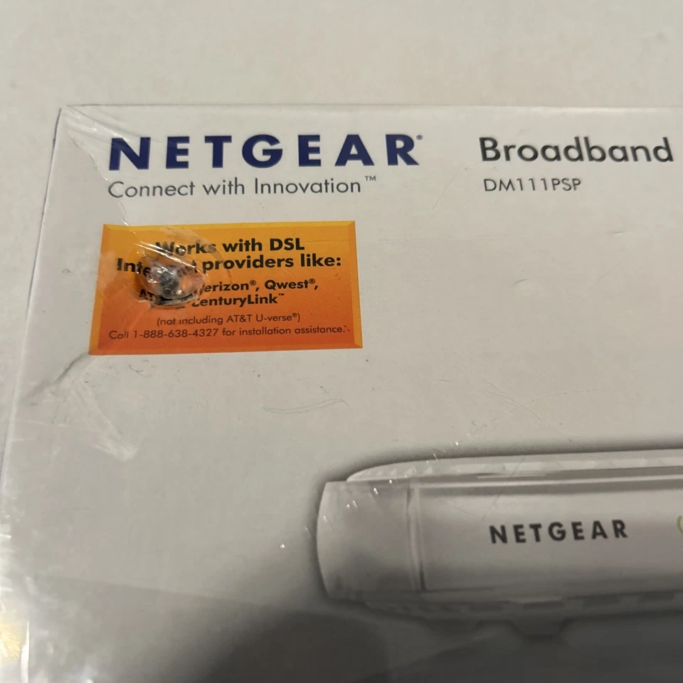 Netgear Broadband ADSL2+ Modem - DM111PSP with Power Supply In Box - Image 2 of 4