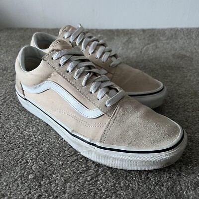 VANS Old Skool UK Size (EU 41) Womens Cream White Skate